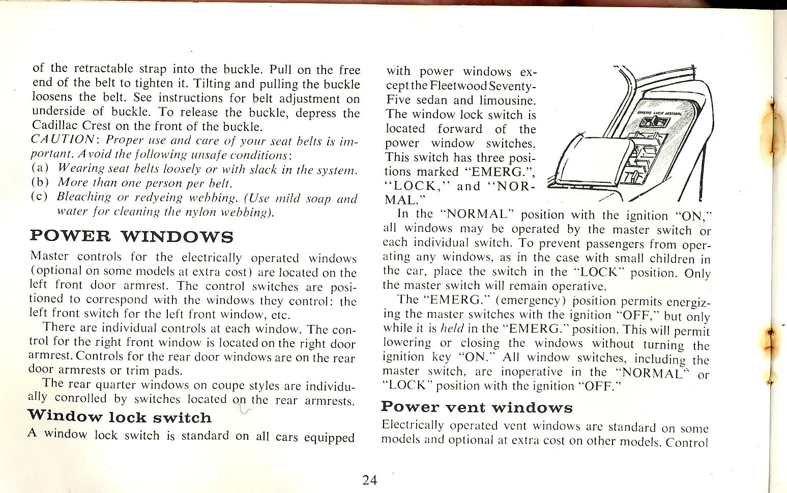 1965 Cadillac Owners Manual Page 33